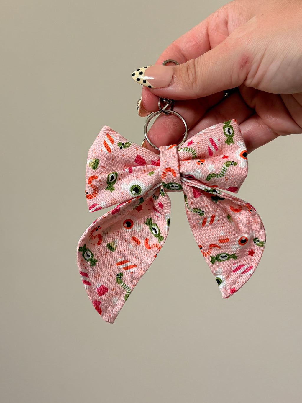 Halloween Bow Keychain 🎃