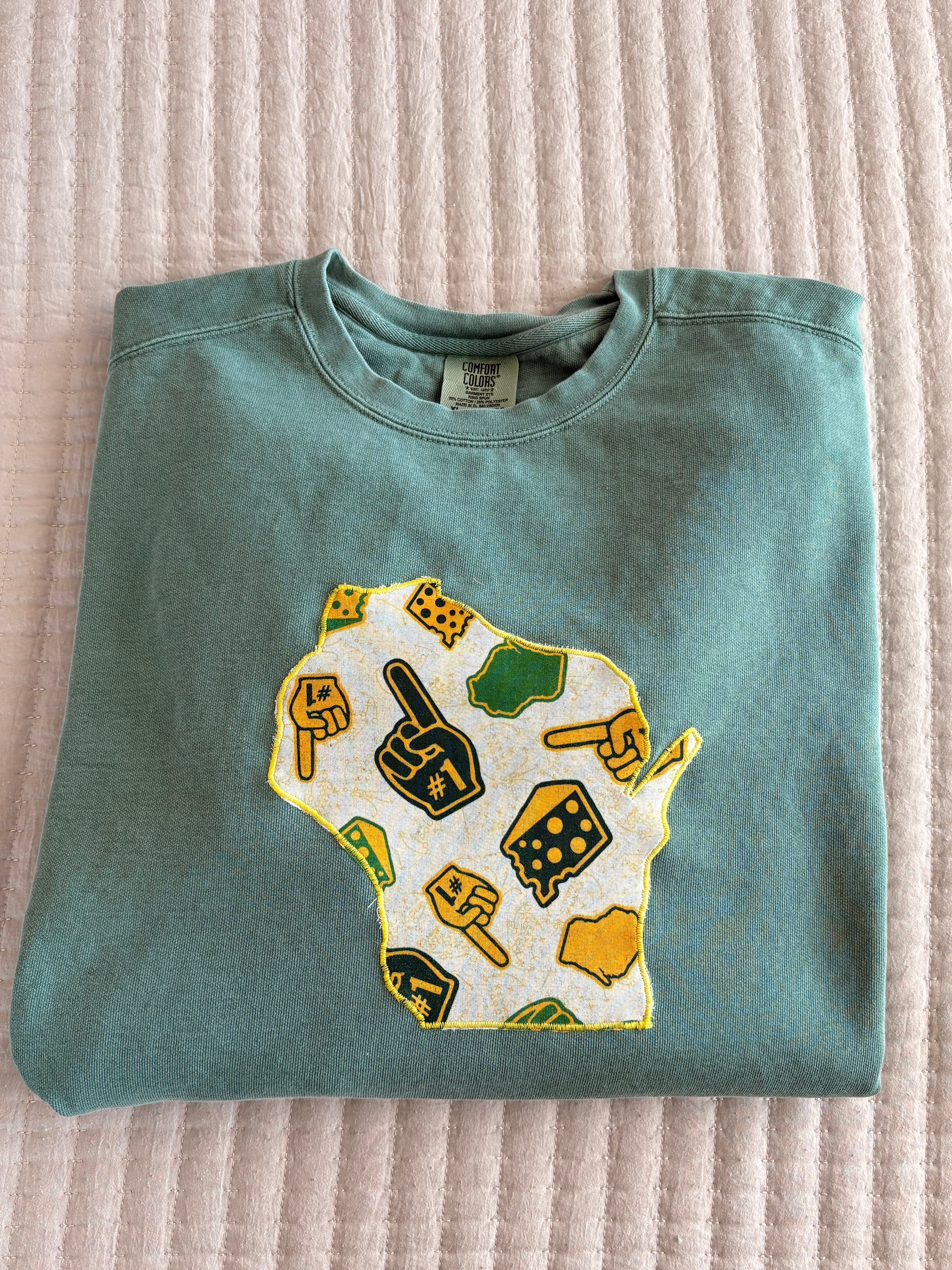 Green Bay Packers Patchwork Sweatshirt