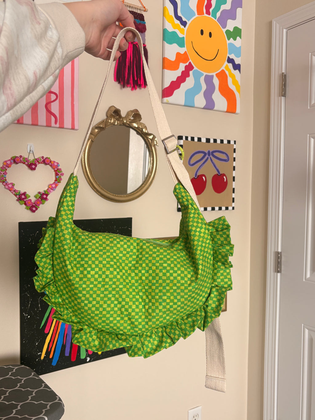 Ruffle Purse