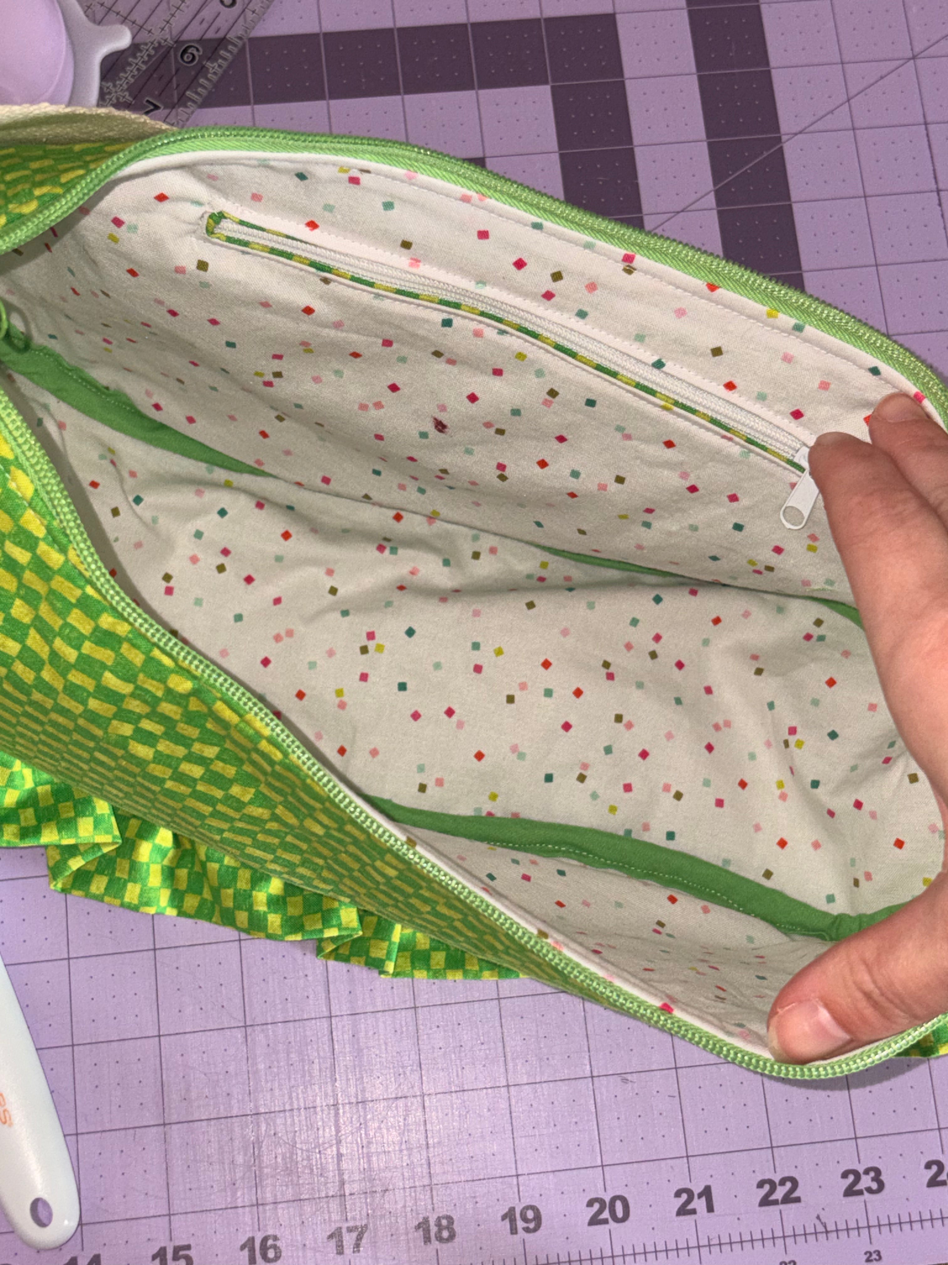 Ruffle Purse