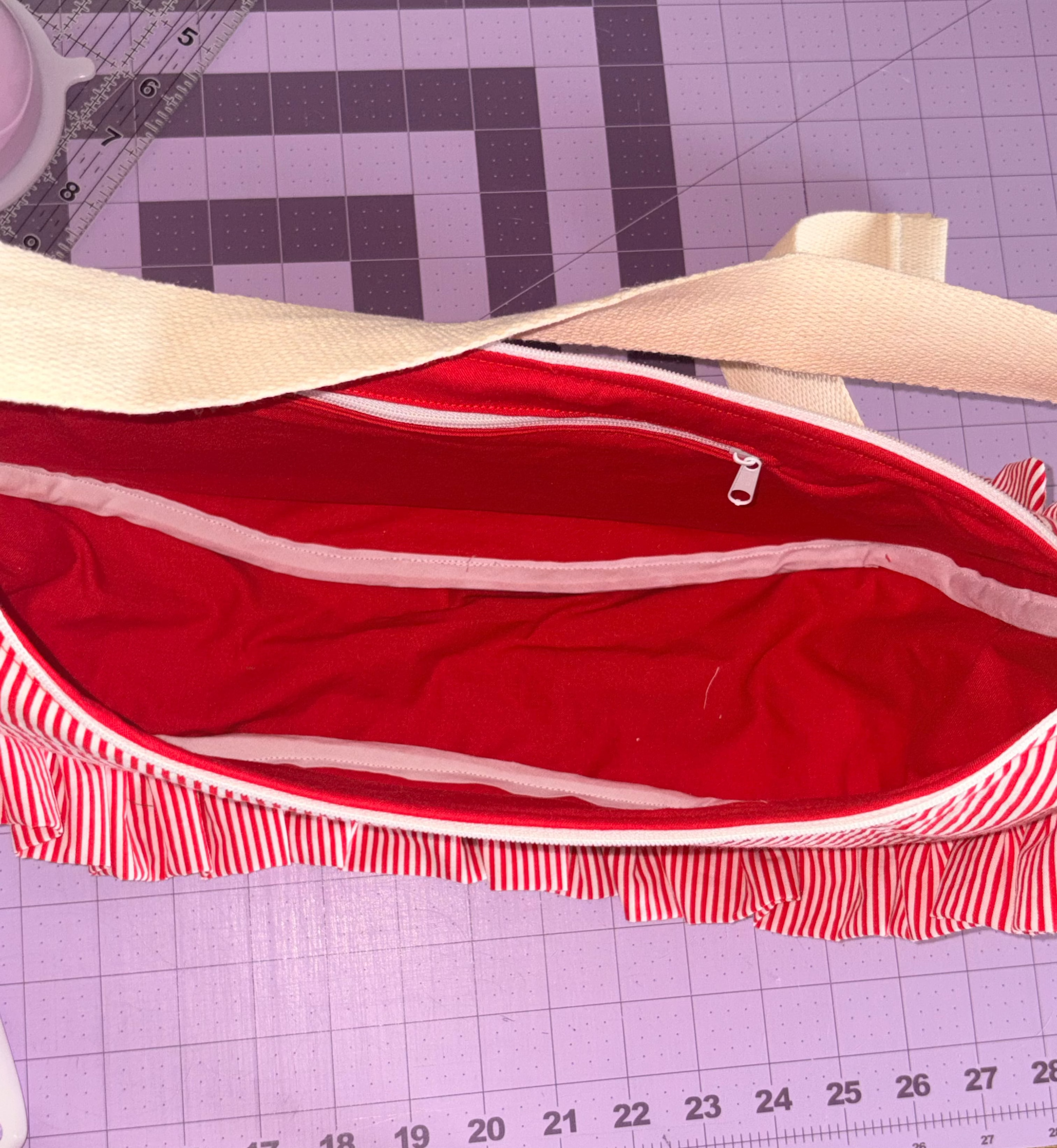 Ruffle Purse