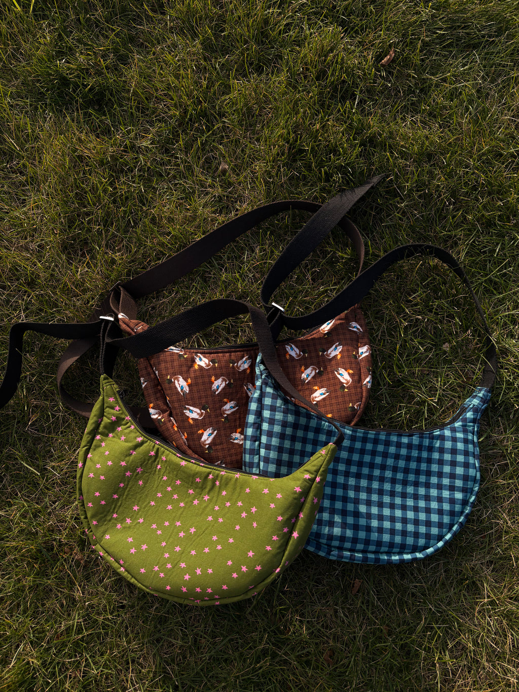 Blue Gingham Bag